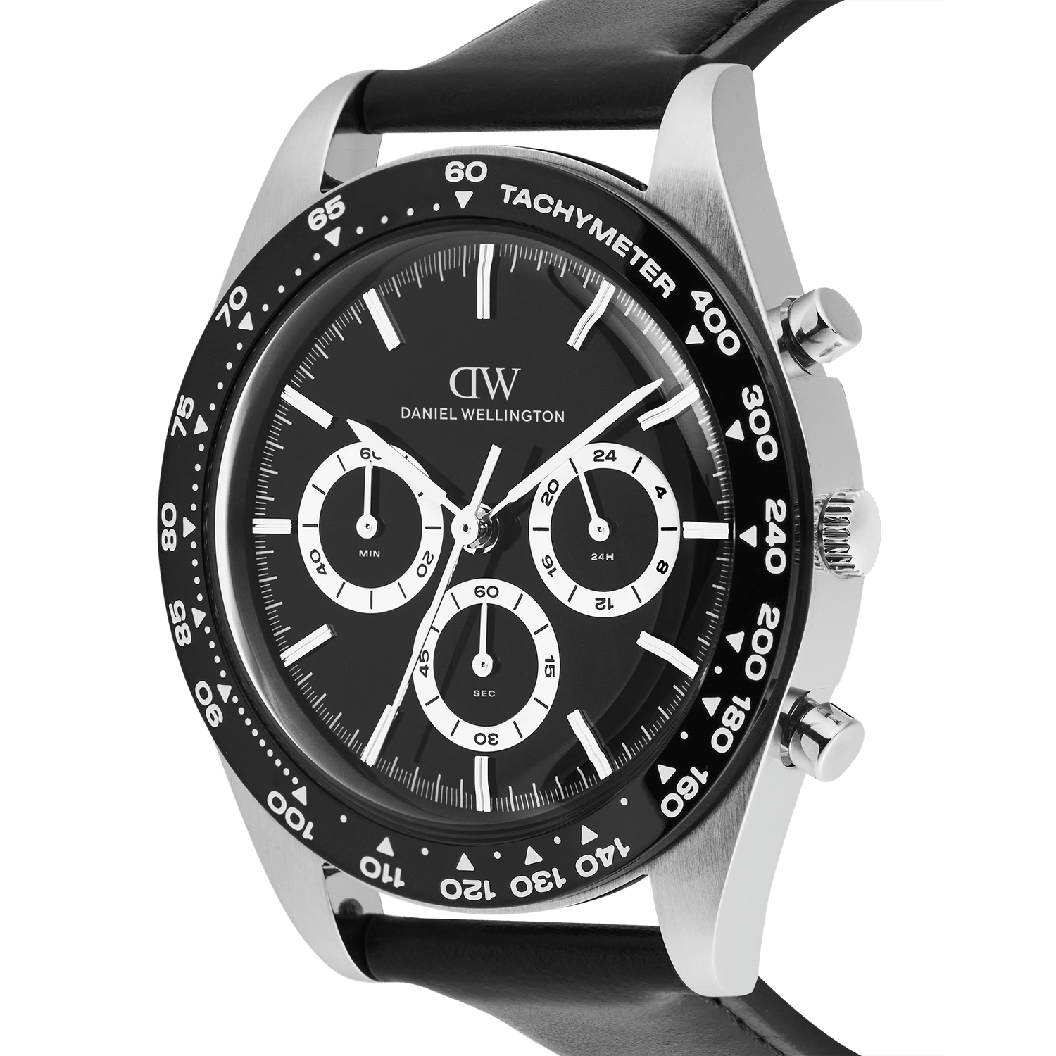 Iconic Tachymeter Sheffield Black Silver