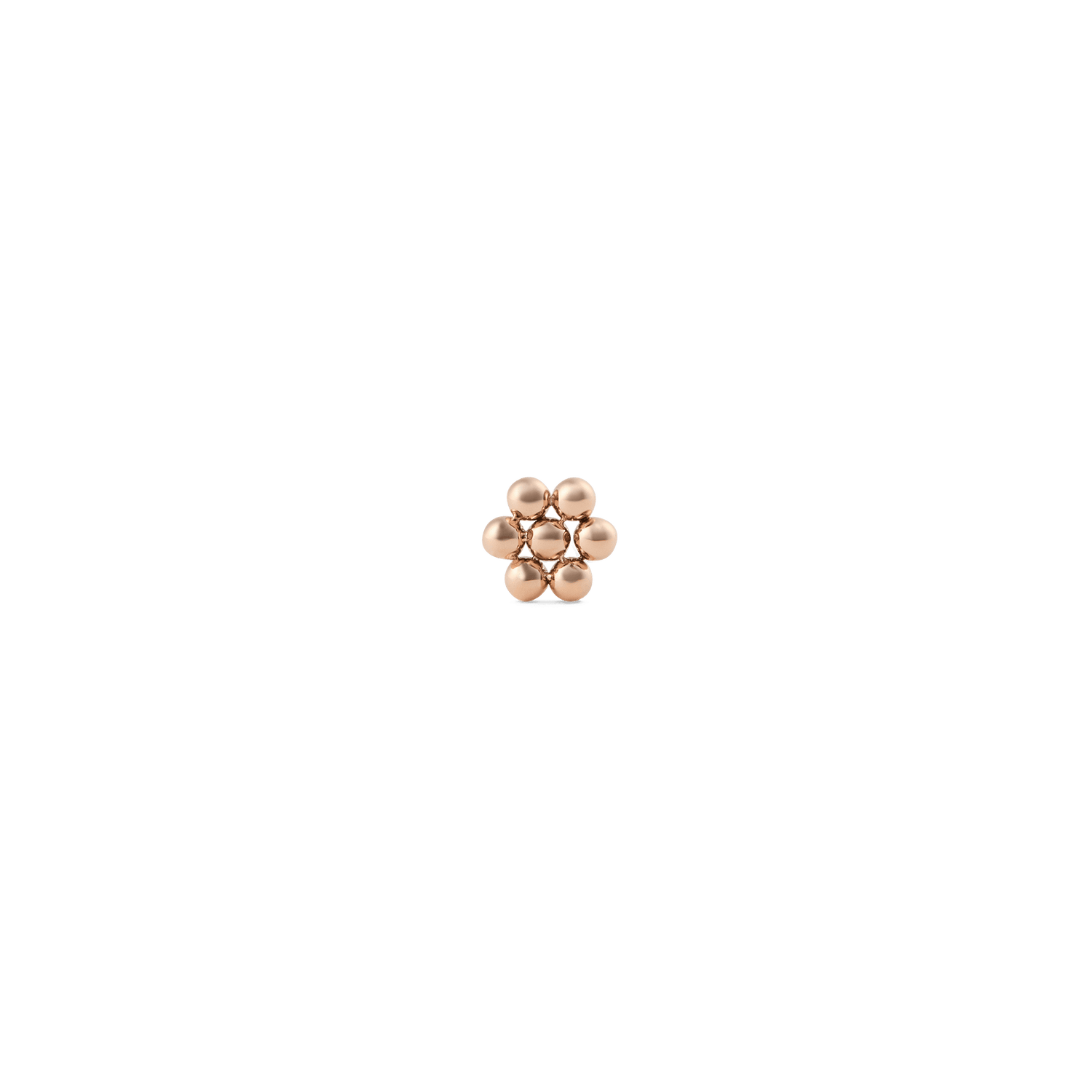 Flower Stud Rose Gold - Main Image
