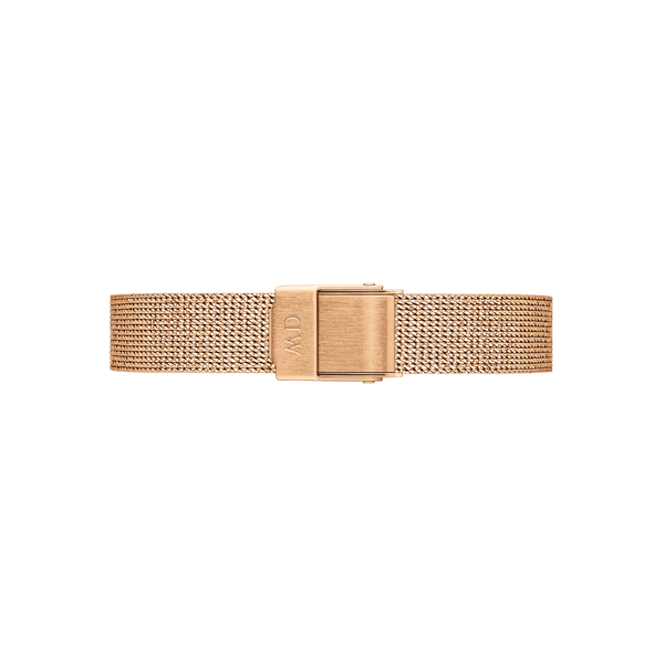Pressed Mesh - Thin & stylish watch strap in rose gold | DW