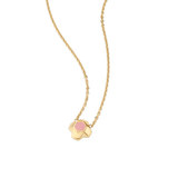 North Star Necklace 1 Small Apricot Enamel Gold