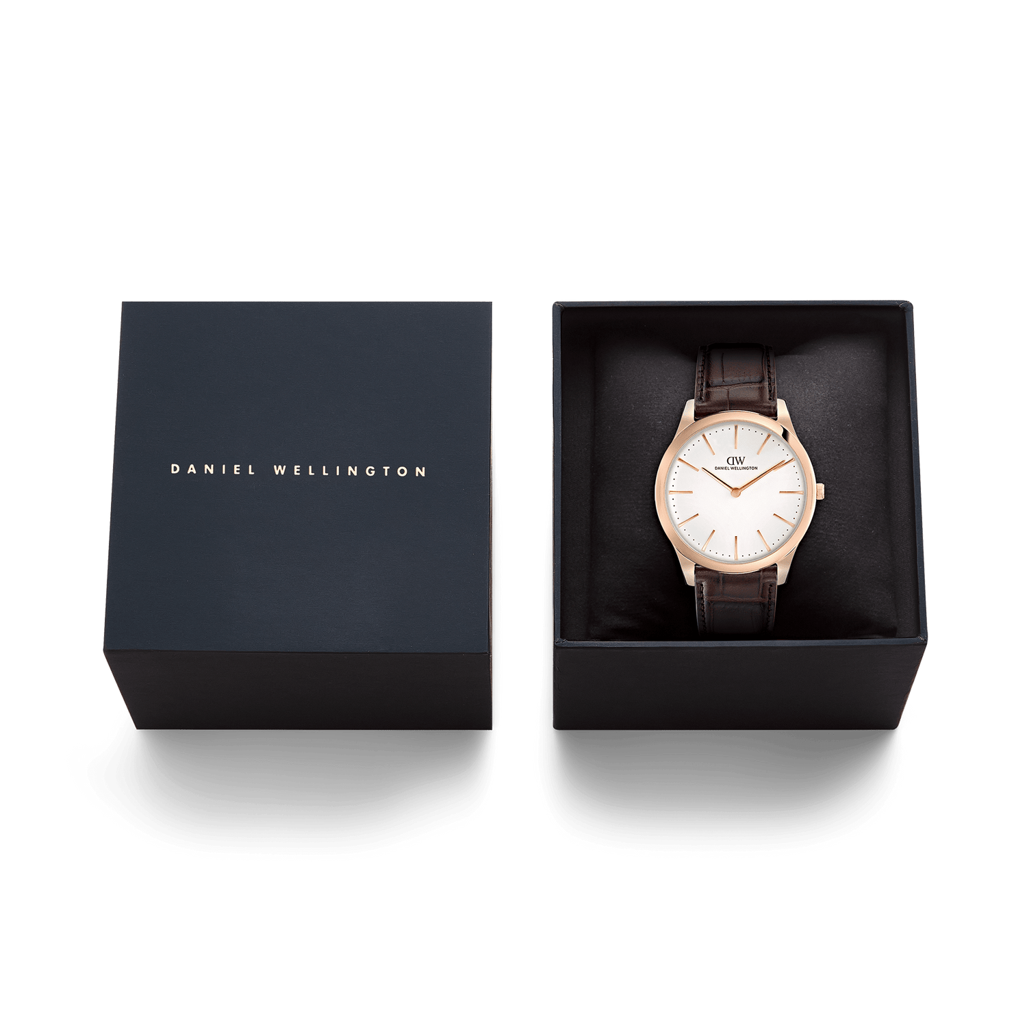 Pathfinder Brown-Croc Frost-White Rose Gold