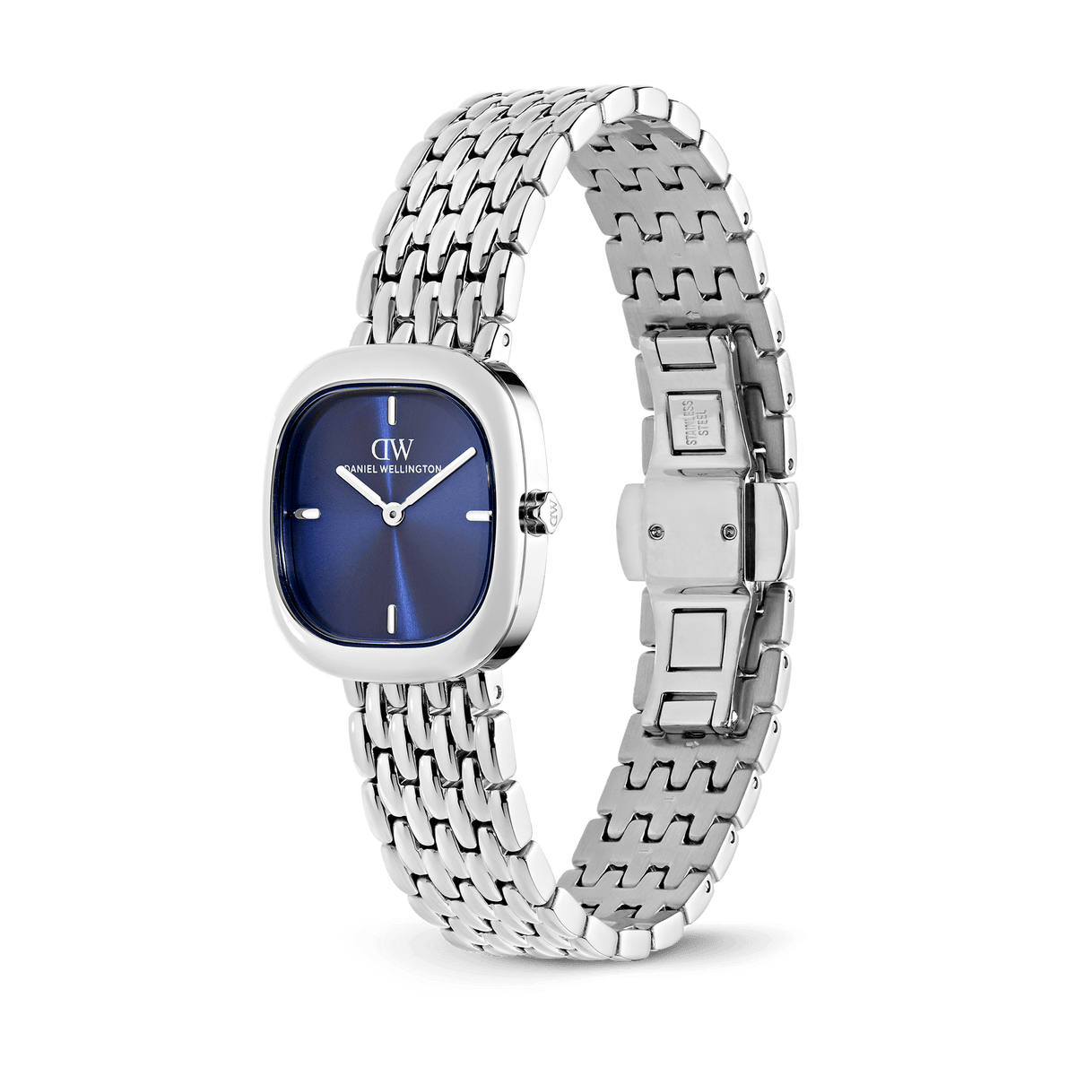 Corta Royal Blue Grain-Link Silver
