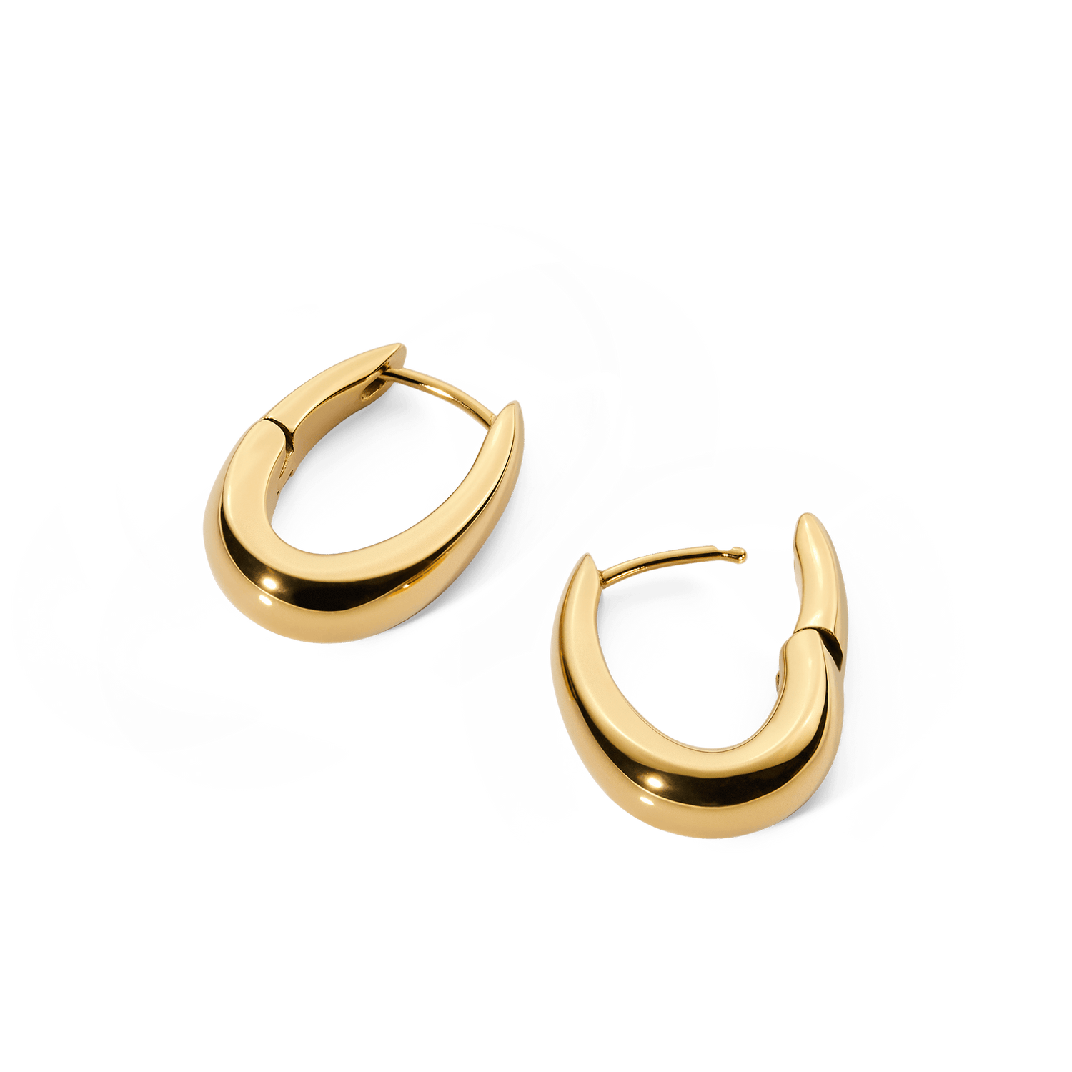 Flow Earring 20mm Gold