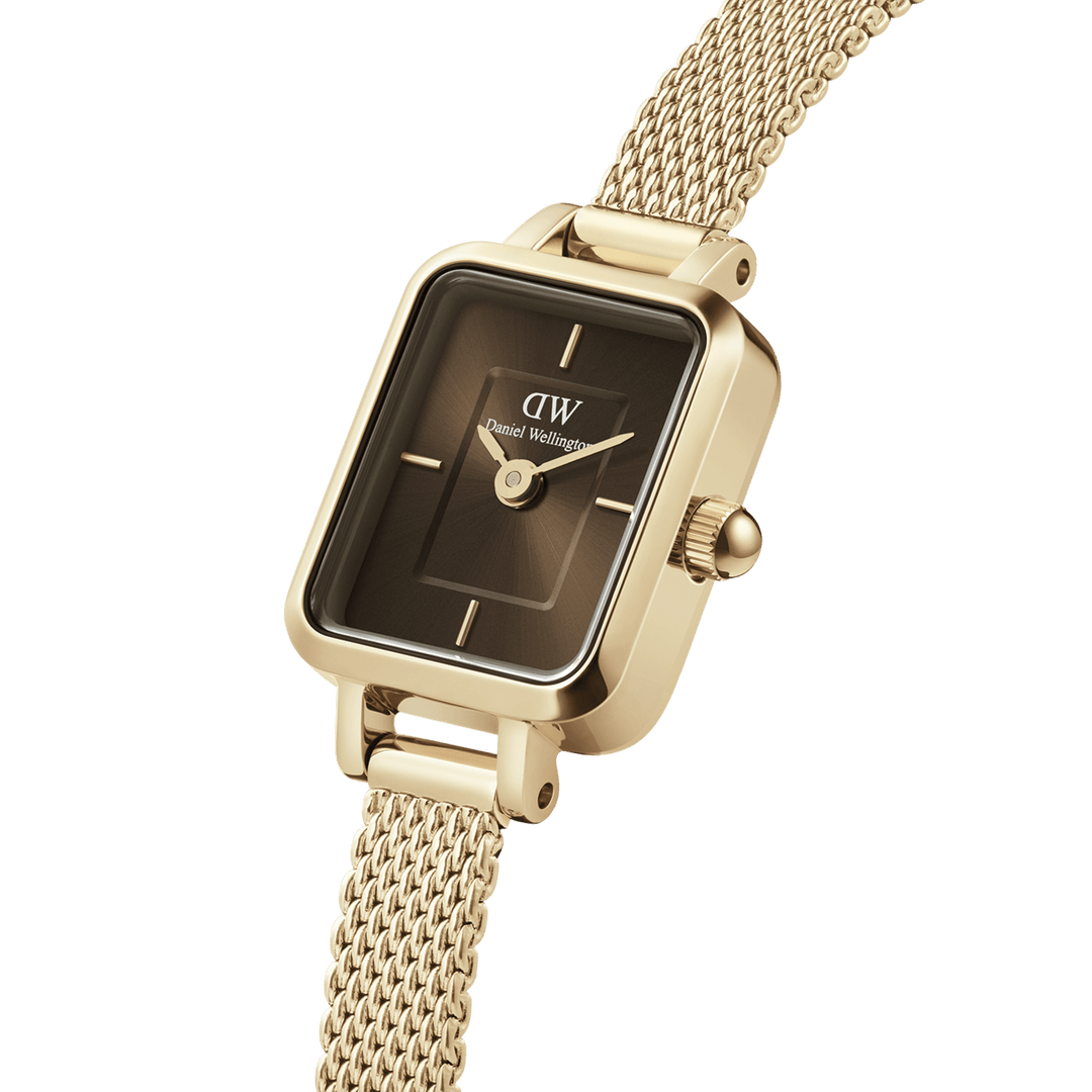 Kitchen Watch Mini Quadro mini-amber square dial watch for women | DW