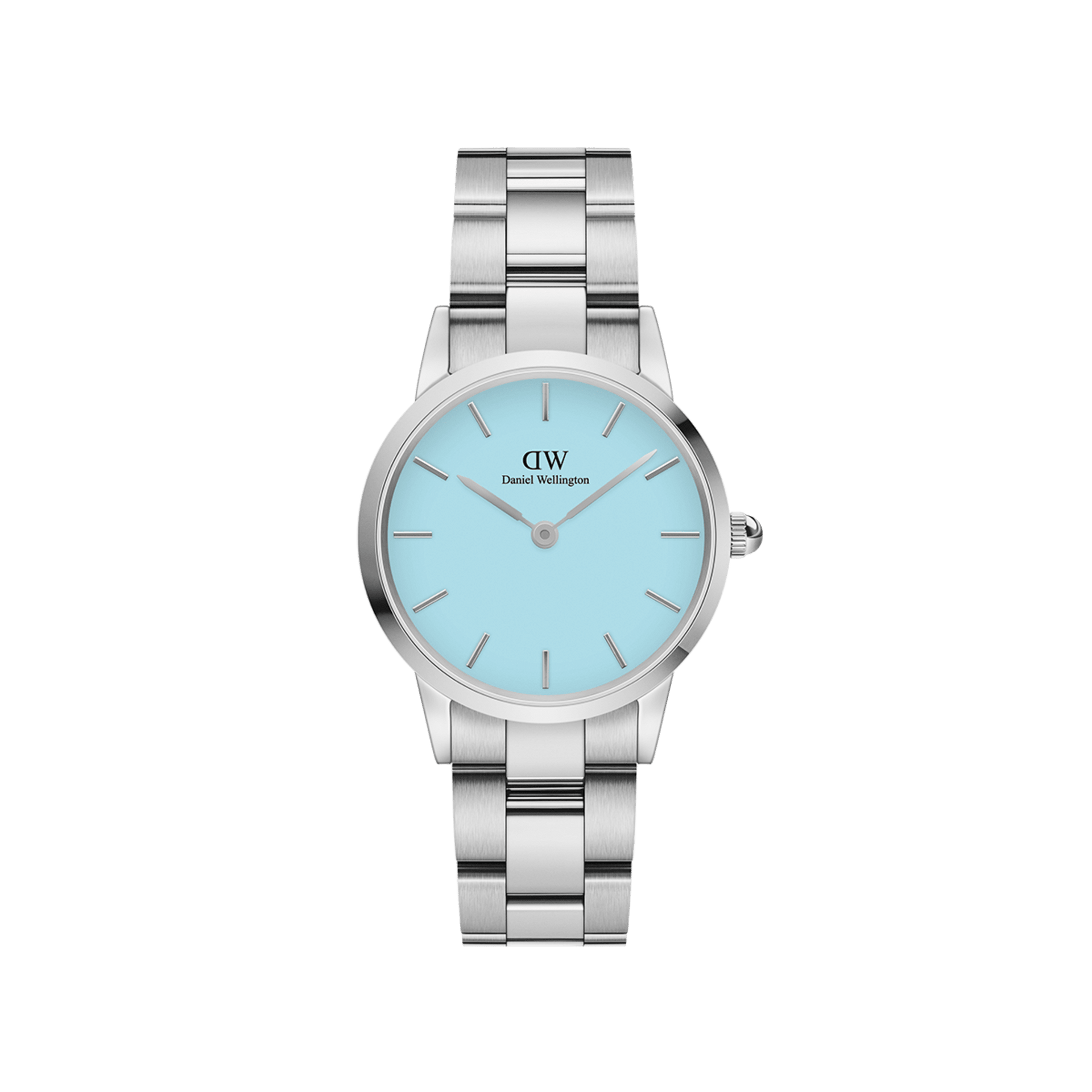 ICONIC LINK CAPRI ダニエルウェリントン Iconic Link - Small Silver Watch with Blue Dial | DW