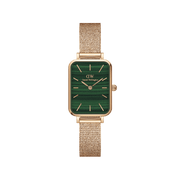 Quadro - Green square dial watch for women | DW Quadro - Green square dial watch for women | DW