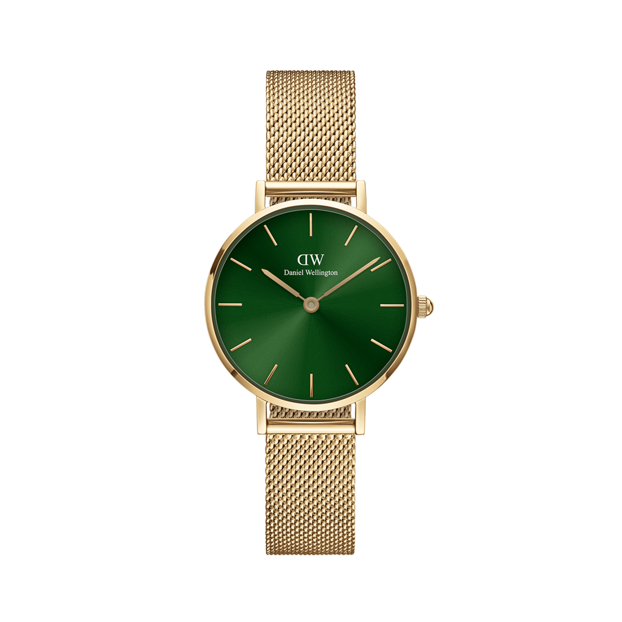 Grünes Zifferblatt Daniel Wellington Uhr Damen 26mm Petite